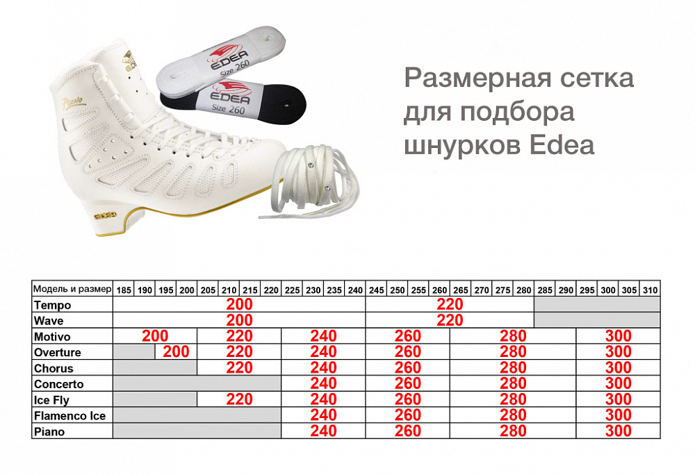 картинка Шнурки Edea черные от магазина Одежда+